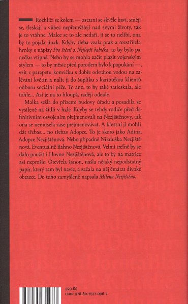 Náhled Malinka, 1.  vydání