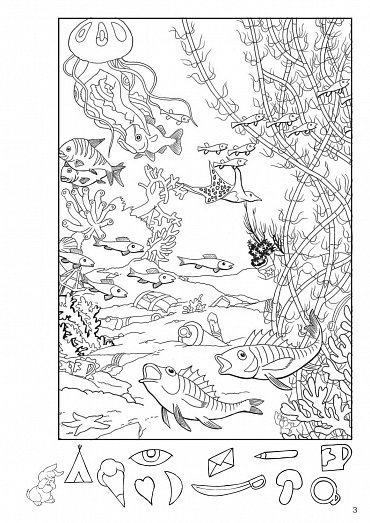 Náhled Hledej obrázky s králíkem Bobíkem - Úkoly pro malé děti