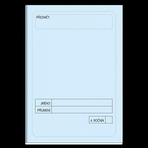 Školní sešit 4. ročník (modrý)