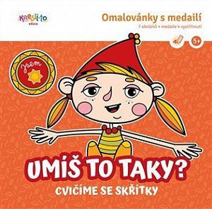 Umíš to taky? Cvičíme se skřítky - Omalovánky s medailí