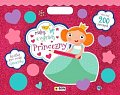 Princezny - Maluj, lep a vyprávěj (200 samolepek)