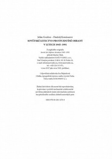 Náhled Sovětské letectvo protivzdušné obrany v letech 1945-1991