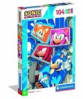 Puzzle Ježek Sonic: Parťáci 104 dílků