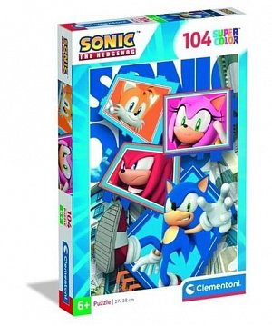 Puzzle Ježek Sonic: Parťáci 104 dílků