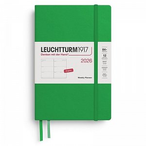 Weekly Planner 2026 Paperback (B6+) Spring Leaf
