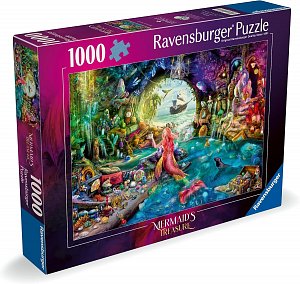 Puzzle Tajemný poklad mořské panny 1000 dílků