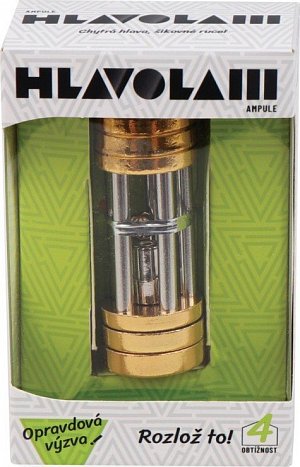 Kovový hlavolam - Ampule