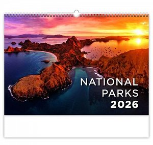 Kalendář nástěnný 2026 - National Parks