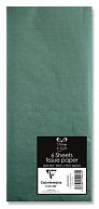 CLAIREFONTAINE hedvábný papír - tm. zelený, 6 ks, 50x70 cm