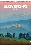 NOTIQUE Nástenný kalendár Naše Slovensko 2026, 33 x 46 cm