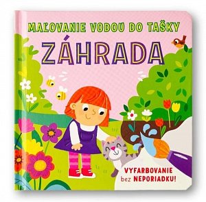 Maľovanie vodou do tašky Záhrada