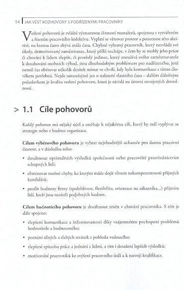 Náhled Jak vést rozhovory s podřízenými pracovníky - Výběrové, hodnoticí, obtížné a rozvojové pohovory