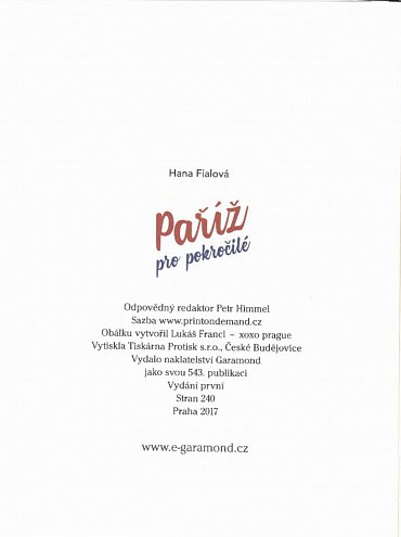 Náhled Paříž pro pokročilé