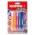 Kores Glitter glue pastel 5 x 10,5 ml