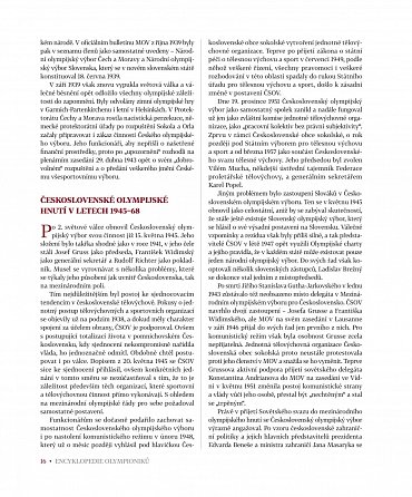Náhled Encyklopedie olympioniků: Čeští a českoslovenští sportovci na olympijských hrách