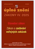 Aktualizace IV/1 2025 - Stavební zákon