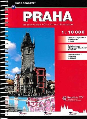 Praha atlas - spirála, 1:10T.