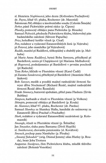 Náhled Kronika Pickwickova klubu, 1.  vydání