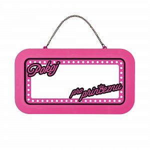 Neonová cedulka bez jména - Pokoj pro princeznu