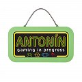Neonová cedulka se jménem - Antonín
