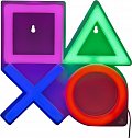Playstation neon světlo