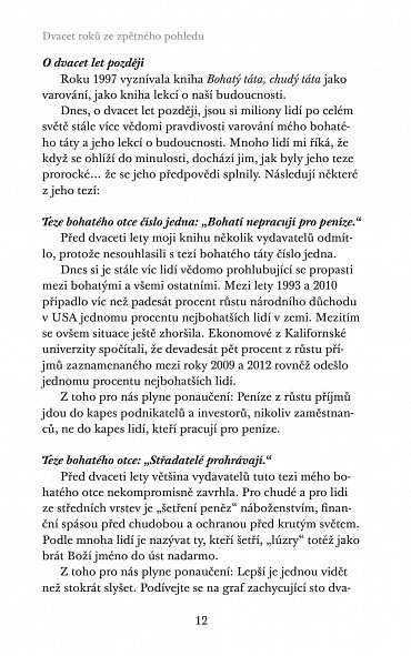 Náhled Bohatý táta, chudý táta, 2.  vydání