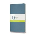 Sešity Moleskine Cahier, L, čisté, 3 ks - tm. tyrkysové