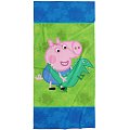 Dětská osuška Prasátko Pepina Tomík a pan Dinosaurus