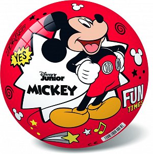 Míč Mickey Mouse nafouknutý 23cm v síťce