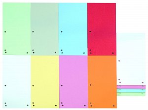 DONAU rozlišovací pruhy, 235 x 105 mm, karton, mix barev