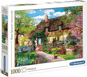 Clementoni Puzzle - Domek s předzahrádkou 1000 dílků