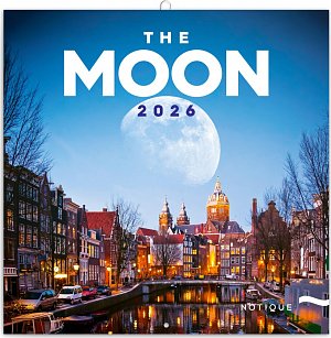 Kalendář 2026 poznámkový: Měsíc, 30 x 30 cm