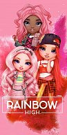Dětská osuška Panenky Rainbow High Růžový Styl