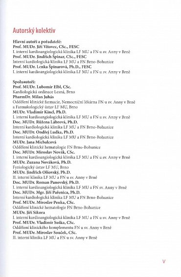 Náhled Farmakoterapie kardiovaskulárních onemocnění
