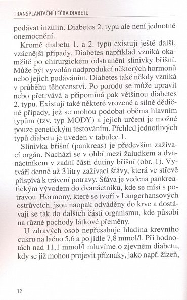 Náhled Transplantační léčba diabetu - Příručka pro pacienty s diabetem a jejich blízké, 2.  vydání