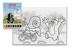 Krtek - Plakátové omalovánky A3