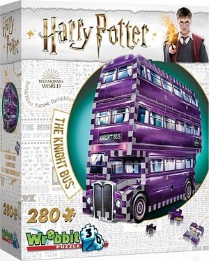 Puzzle 3D Harry Potter: Záchranný autobus 280 dílků
