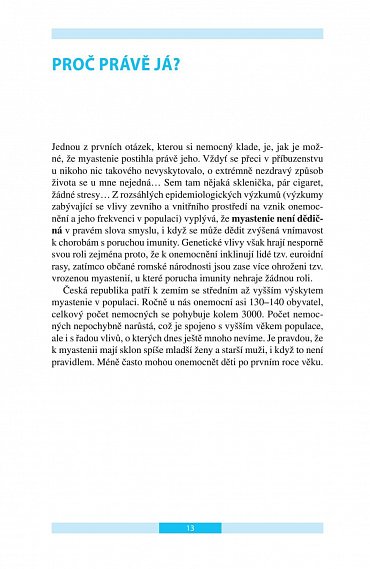 Náhled Myastenie - Obávaná diagnóza?