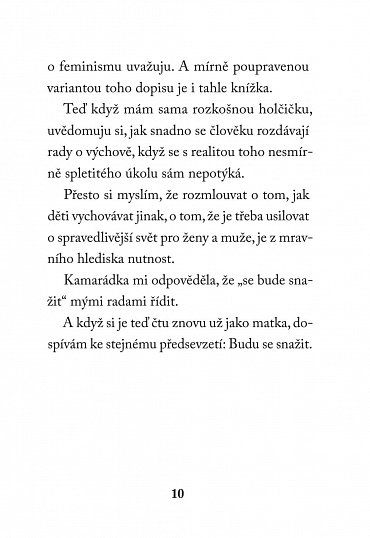 Náhled Milá Ijeawele aneb Feministický manifest v patnácti doporučeních