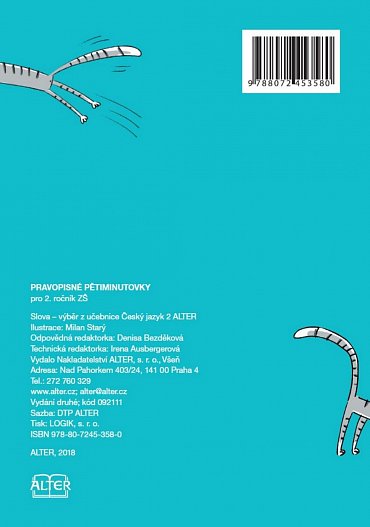 Náhled Pravopisné pětiminutovky pro 2. ročník
