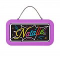 Neonová cedulka se jménem - Natálie