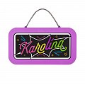 Neonová cedulka se jménem - Karolína