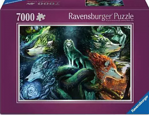 Puzzle Mystičtí vlci 7000 dílků