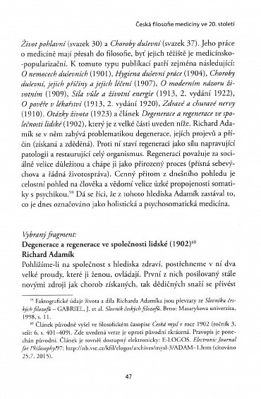 Náhled Filosofie medicíny v českých zemích