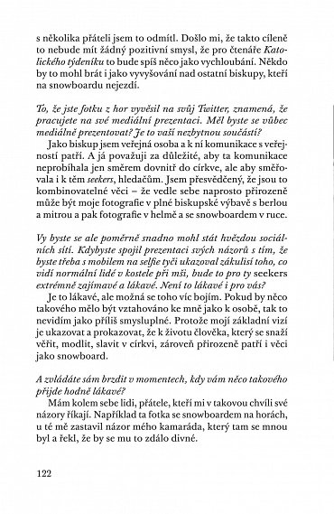 Náhled Biskup na snowboardu