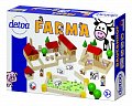 Farma stavebnice dřevo 100ks v krabici 30x20x6cm