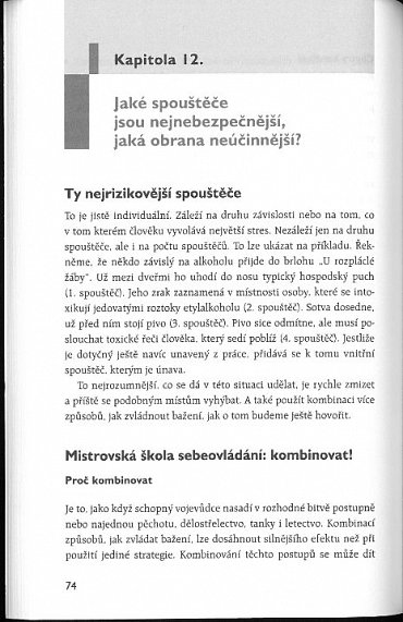 Náhled Sebeovládání - Stres, rizikové emoce a bažení lze zvládat!