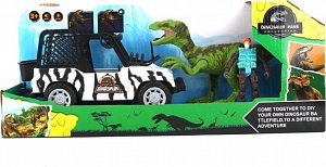 Dinosauří set s autem