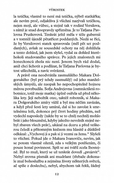 Náhled Výrostek