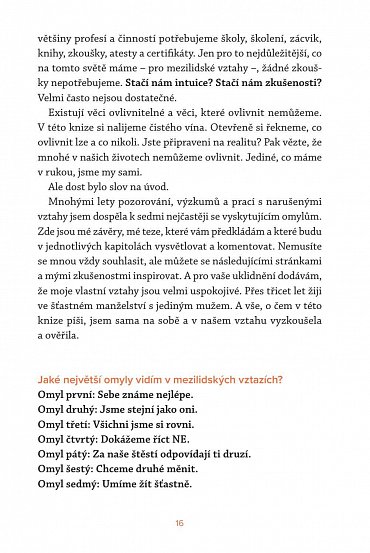 Náhled Vztahy aneb 7+1 osudových omylů